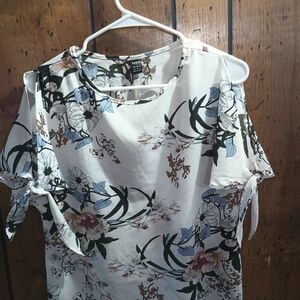 George Cream Floral Women's Blouse